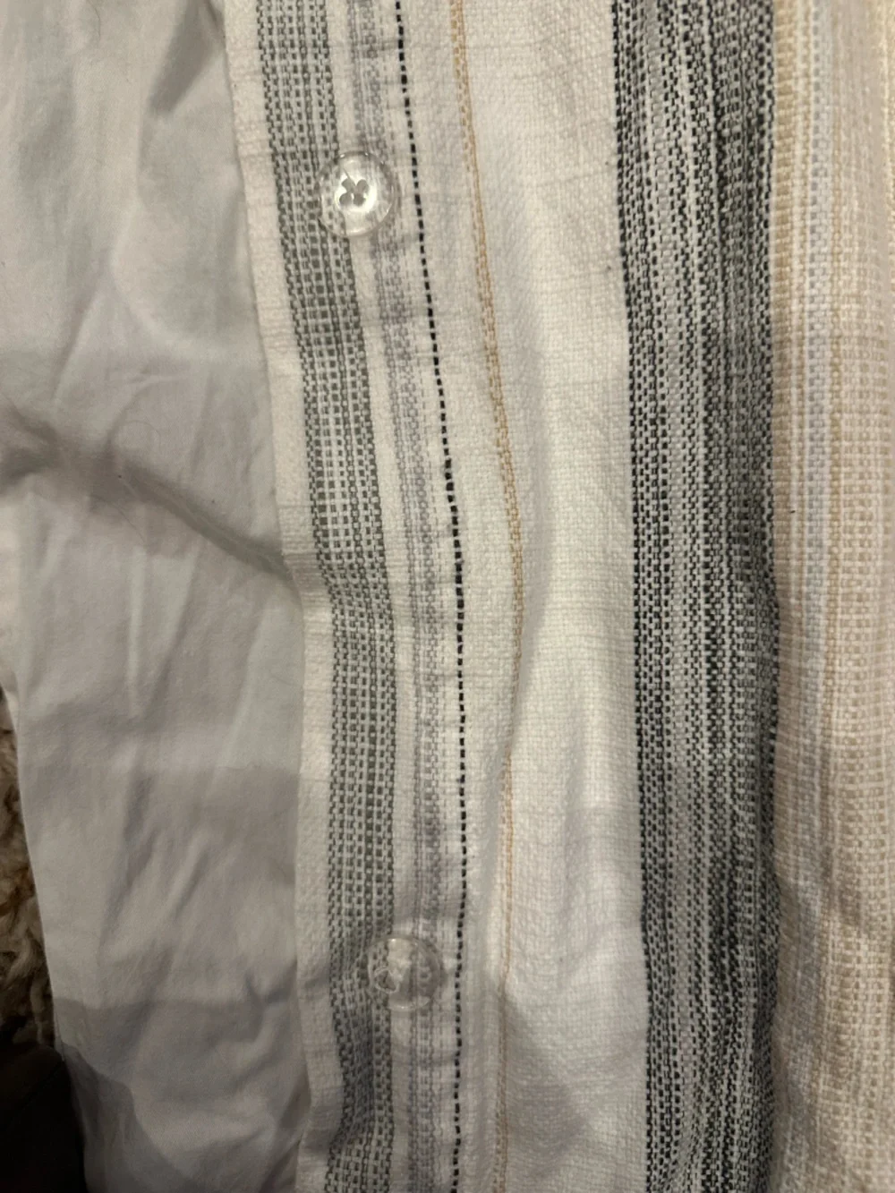 Pottery Barn Clayton Striped Duvet Cover & Matching Shams - Picture 4 of 10